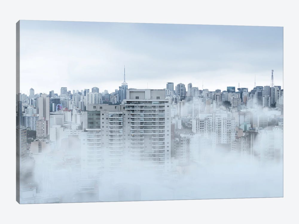 São Paulo Skyline BW II by Alexandre Venancio 1-piece Canvas Artwork