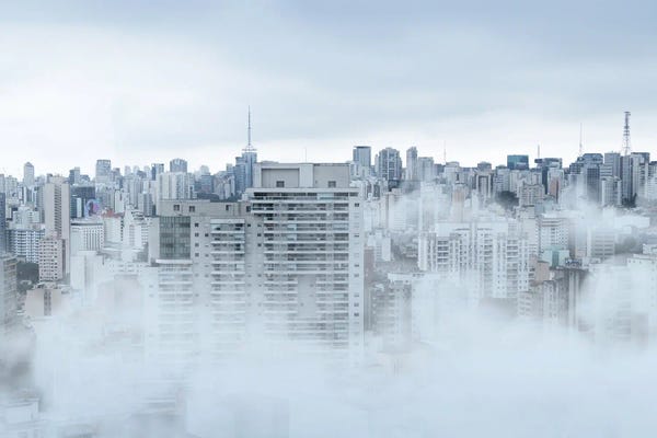 São Paulo Skyline BW II