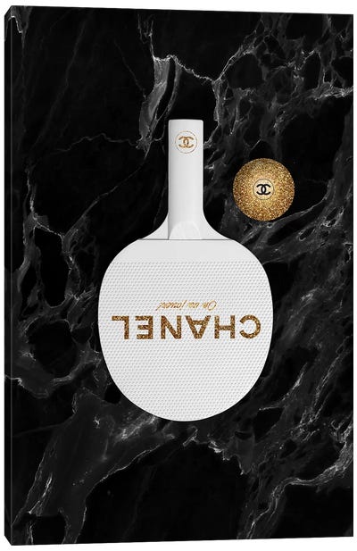 Chanel Ping Pong I Canvas Art Print - Sophisticated Dad