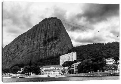 Rio De Janeiro Urca From The Sea Canvas Art Print - Brazil Art