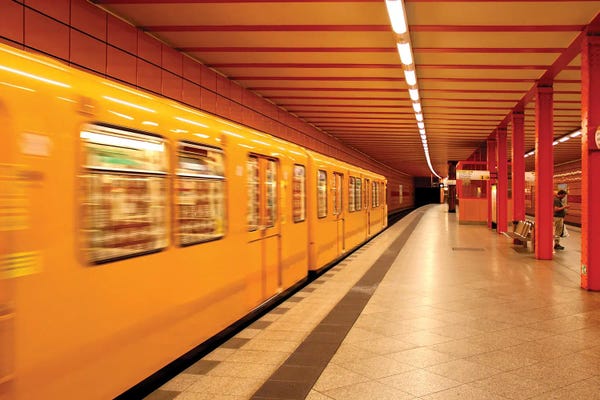 Trains: Berlin's Yellow Tone Subway by Alexandre Venancio