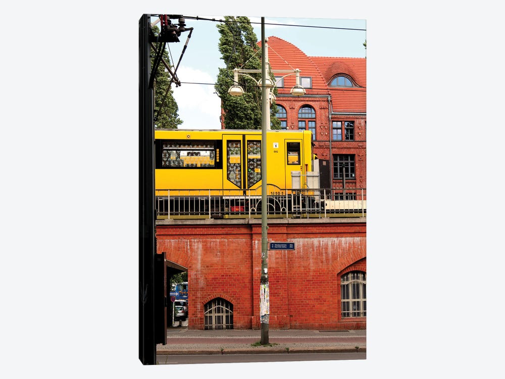 Berlin's Yellow Tone Metro by Alexandre Venancio 1-piece Canvas Wall Art