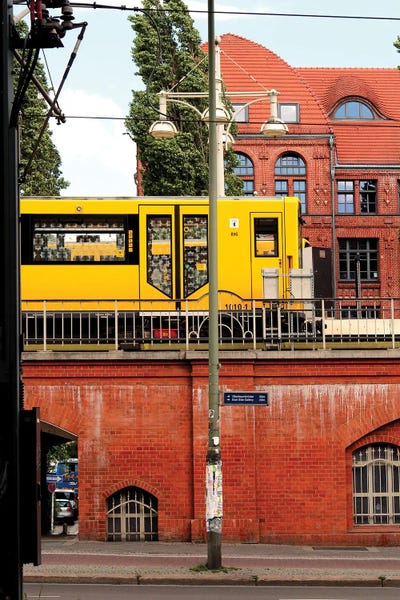 Trains: Berlin's Yellow Tone Metro by Alexandre Venancio