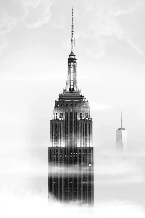 New York Within The Fog B by Alexandre Venancio wall art