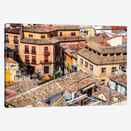 Old Toledo, Spain Rooftops Canvas Print #VNC642} by Alexandre Venancio Canvas Art