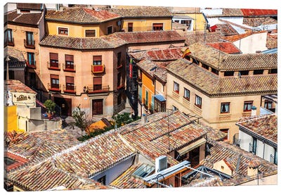 Old Toledo, Spain Rooftops Canvas Art Print - Alexandre Venancio