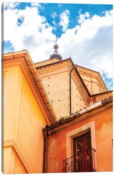 Old Toledo, Spain - Buildings And Sky Canvas Art Print