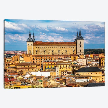 Old Toledo, Spain - Skyline Canvas Print #VNC664} by Alexandre Venancio Art Print