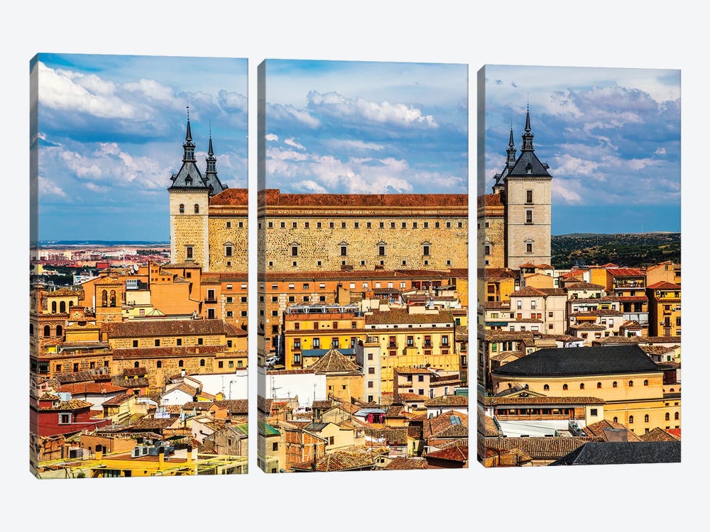 Old Toledo, Spain - Skyline by Alexandre Venancio 3-piece Canvas Art Print