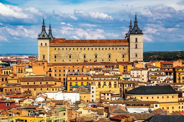 Toledo, Spain: Old Toledo, Spain - Skyline by Alexandre Venancio