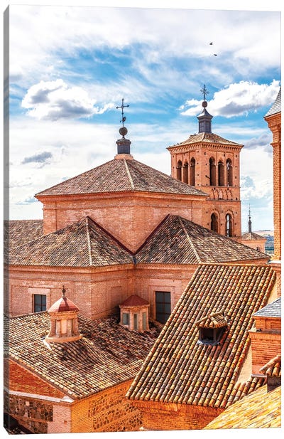 Old Toledo, Spain - Beautiful Rooftops Canvas Art Print - Alexandre Venancio