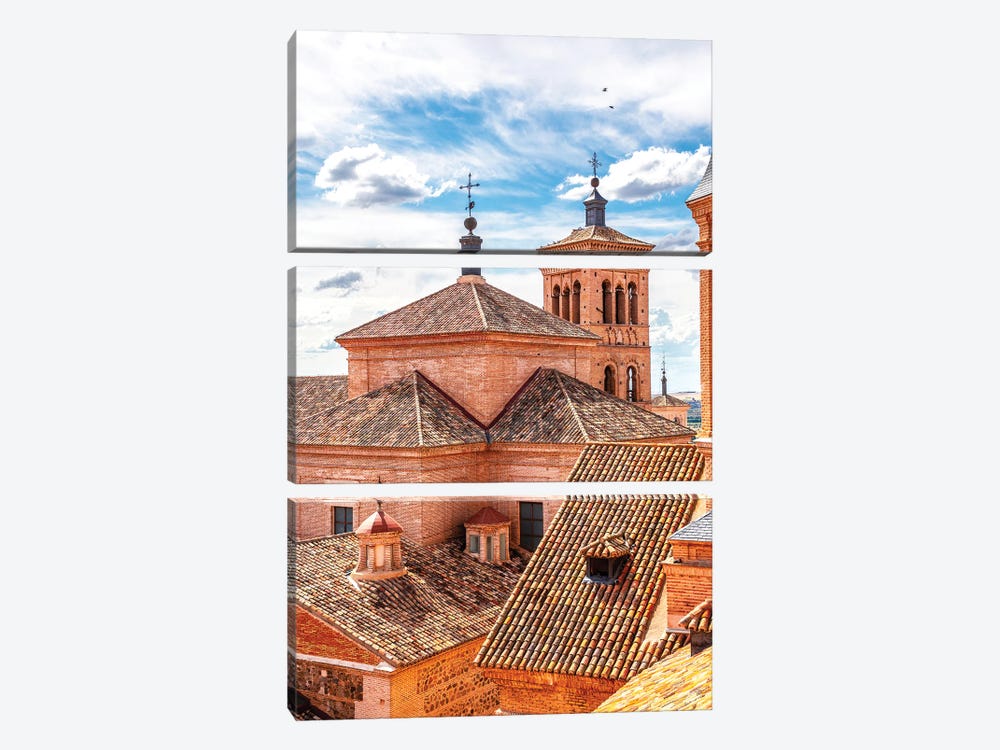 Old Toledo, Spain - Beautiful Rooftops by Alexandre Venancio 3-piece Canvas Artwork