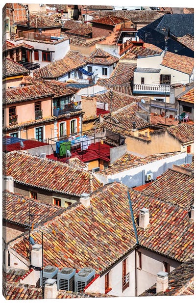 Old Toledo, Spain - Sky View Canvas Art Print - Alexandre Venancio