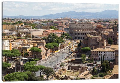 Roma, The Eternal City - View Canvas Art Print - Alexandre Venancio