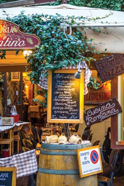 Roma, The Eternal City - Restaurant by Alexandre Venancio art print