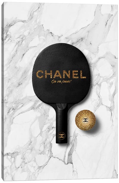 Chanel Ping Pong II Canvas Art Print - Sophisticated Dad