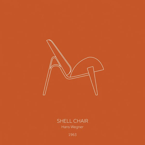 Illustrations: Shell Chair by Alexandre Venancio