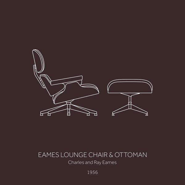 Illustrations: Eames Lounge Chair by Alexandre Venancio