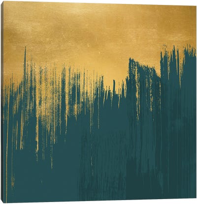 Golden And Green B Canvas Art Print - Alexandre Venancio