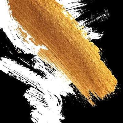 Black And Gold B by Alexandre Venancio framed wall art