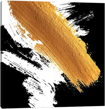 Black And Gold B Canvas Art Print - Alexandre Venancio