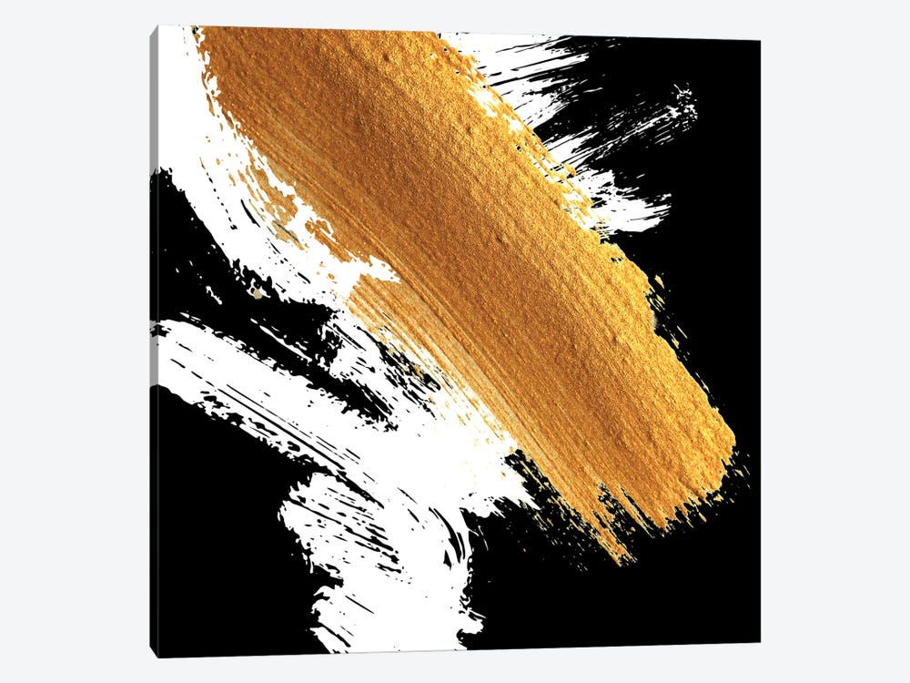 Black And Gold B by Alexandre Venancio 1-piece Canvas Art