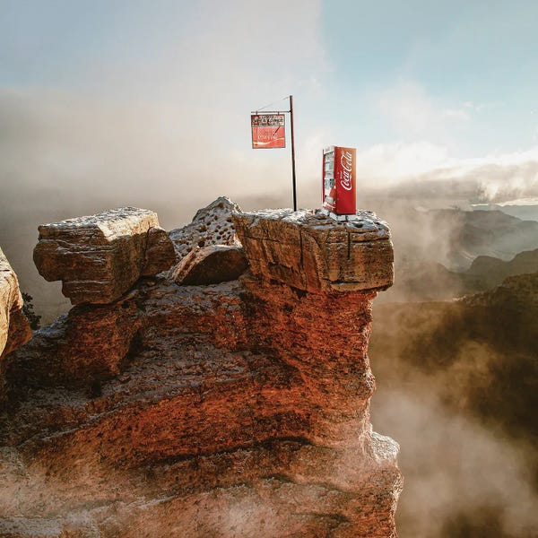 Surreal Capitalism Coke Store