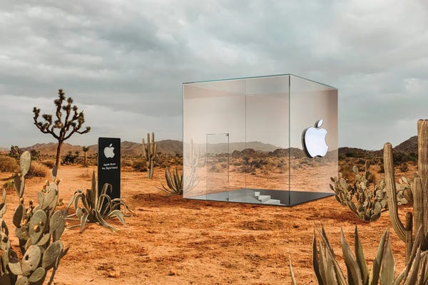 Surreal Capitalism Apple Store