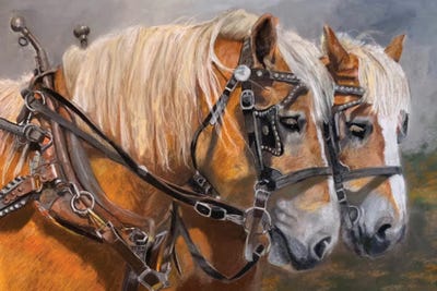 Draft Pair by Vicki Newton art print