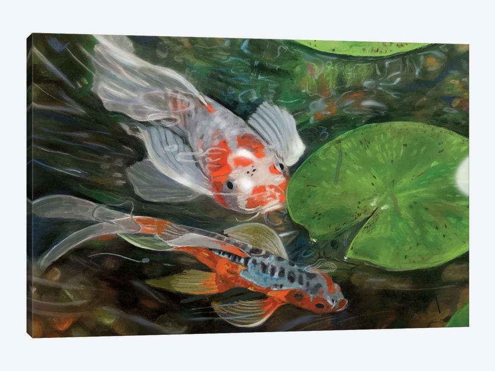 Koi Pond by Vicki Newton 1-piece Art Print