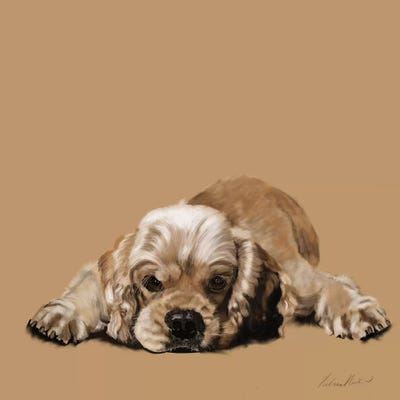 cocker spaniel canvas art