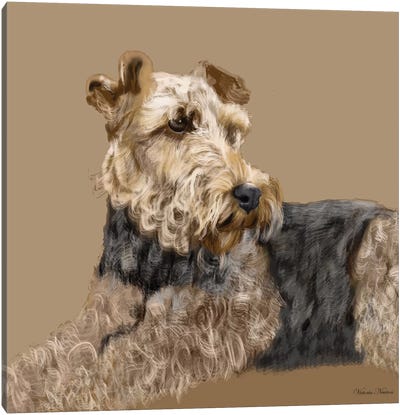 Airedale Canvas Art Print - Airedale Terrier Art