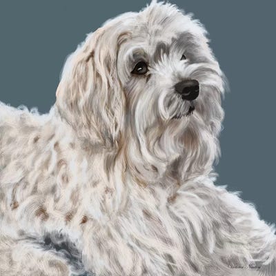 Maltese by Vicki Newton multi panel art