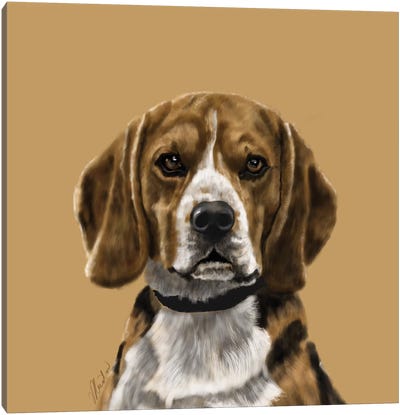 Beagle Canvas Art Print - Vicki Newton