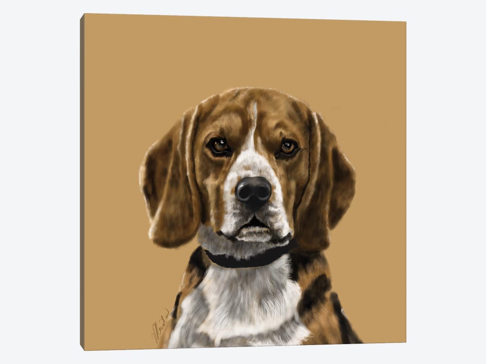 Beagle by Vicki Newton 1-piece Canvas Wall Art