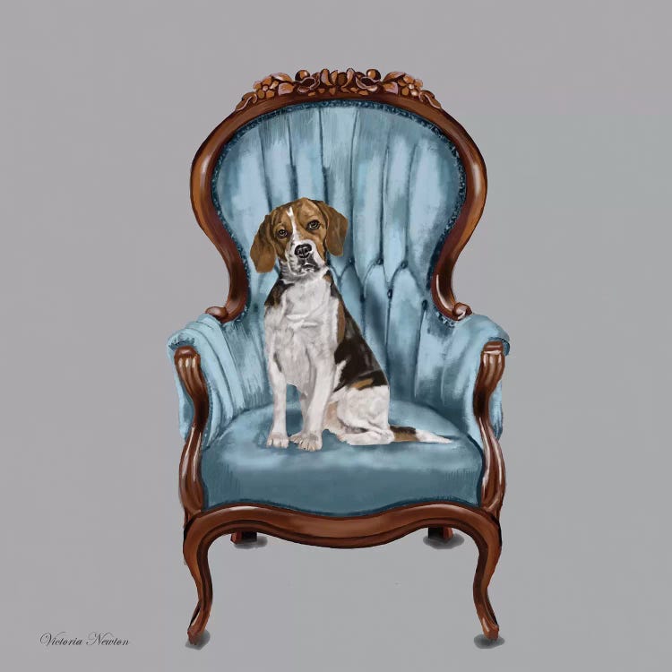 Beagle Blue Chair