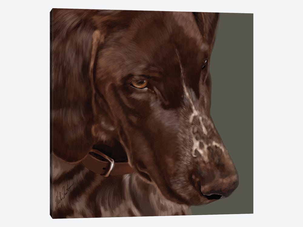 German Shorthaired Pointer by Vicki Newton 1-piece Canvas Wall Art
