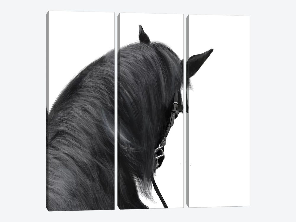 In The Saddle by Vicki Newton 3-piece Canvas Artwork