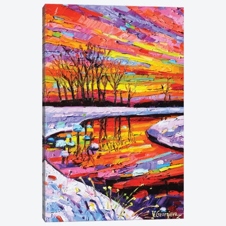 Winter Reflections Canvas Print #VNY116} by Vanya Georgieva Canvas Art
