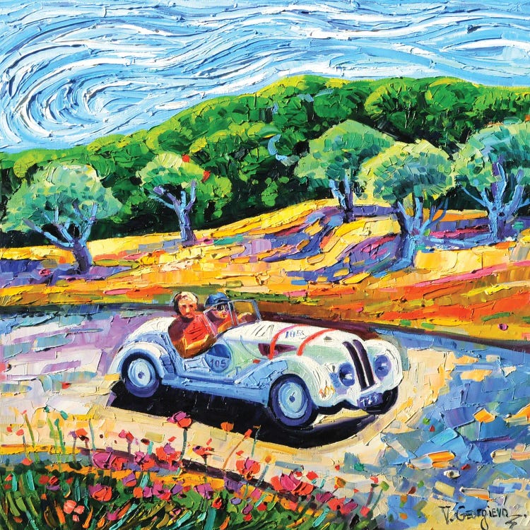 Mille Miglia. With Olive Trees