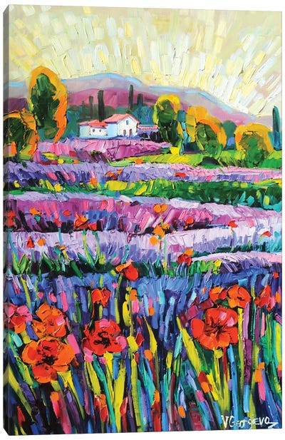 I Love This Painting II Canvas Art Print - Field, Grassland & Meadow Art