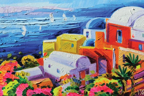 Vanya Georgieva: Sunny Day In Santorini II by Vanya Georgieva