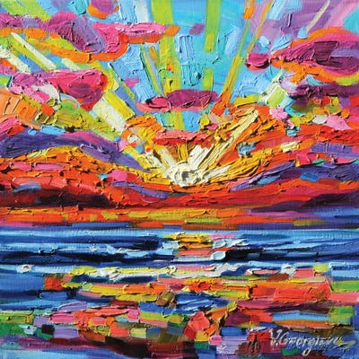 Beautiful Sea by Vanya Georgieva framed wall art