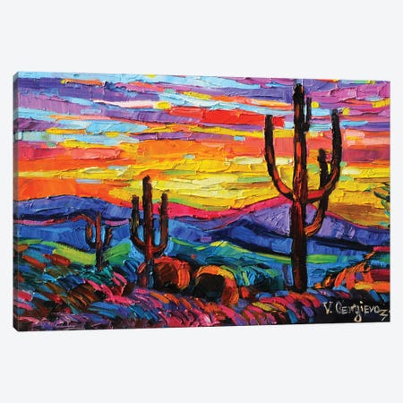 Arizona Sunset IV Canvas Print #VNY153} by Vanya Georgieva Art Print