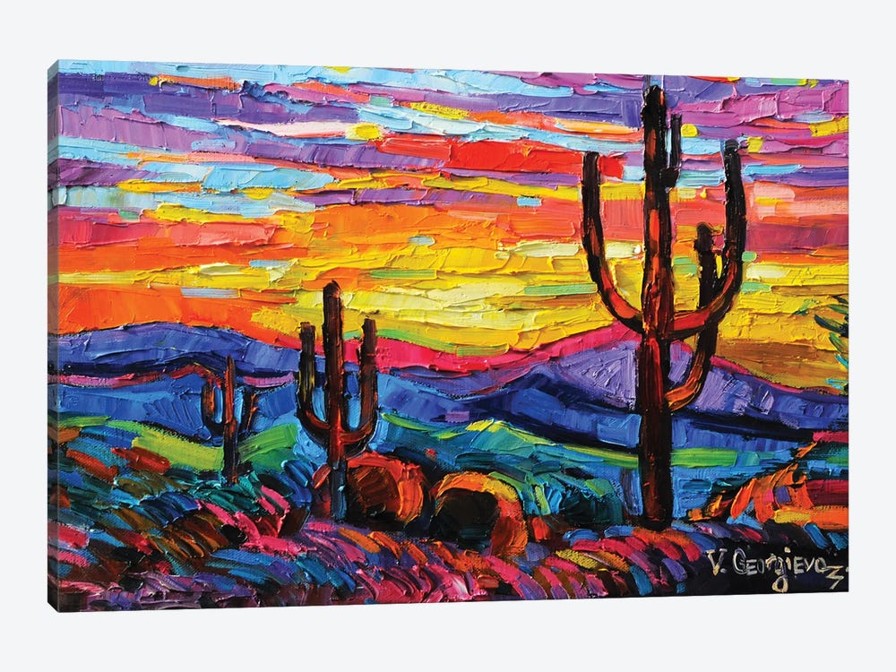 Arizona Sunset IV by Vanya Georgieva 1-piece Canvas Art Print