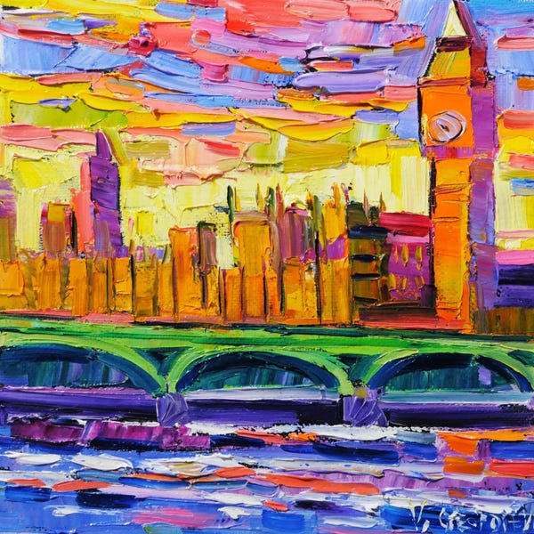 Big Ben: London Sunset by Vanya Georgieva