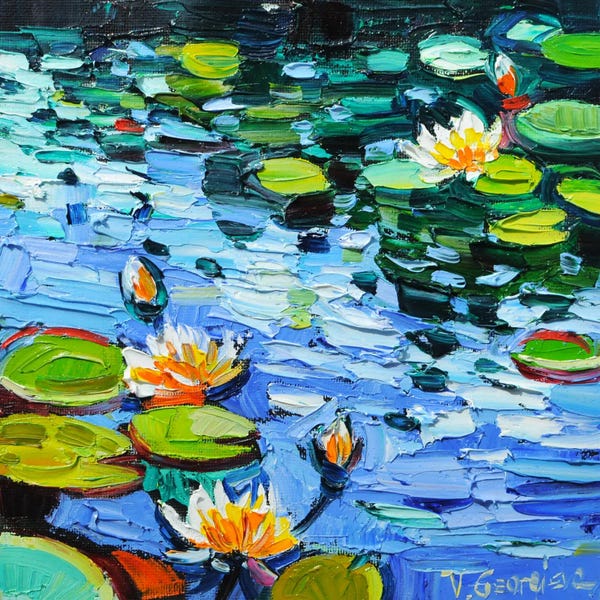 Water Lilies Collection: Water Lillies by Vanya Georgieva