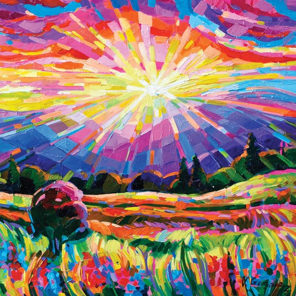 Gestural Skies: Breathing The Light by Vanya Georgieva