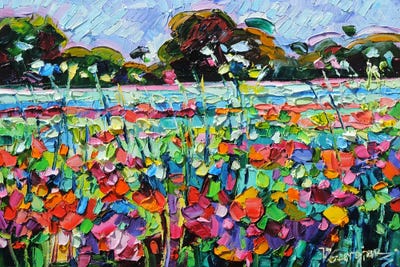 Summer Fields IV by Vanya Georgieva acrylic art print