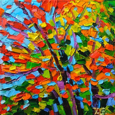 Little Fall Things by Vanya Georgieva canvas print